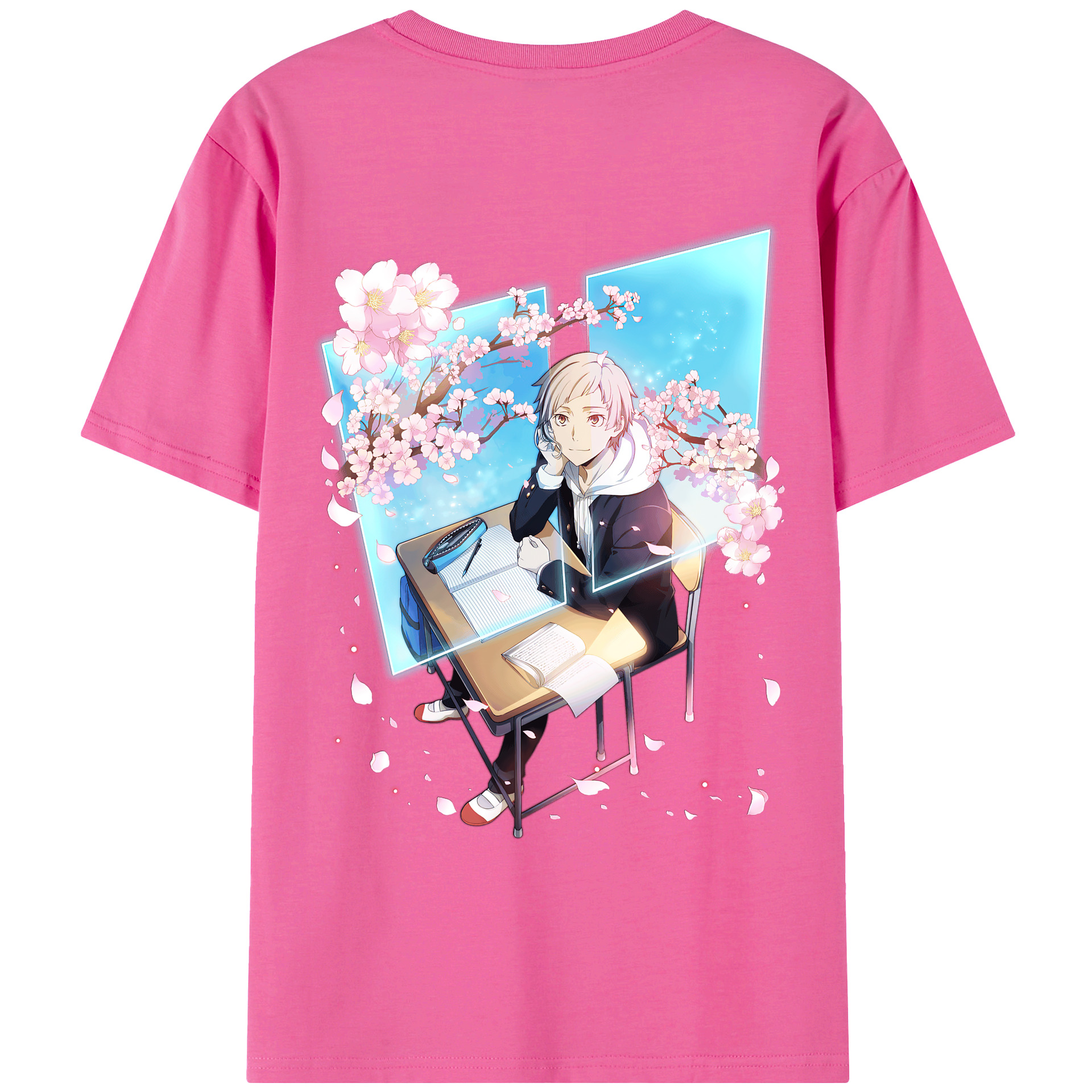 （画像用） 文豪ストレイドッグス Bungo Stray Dogs レディース半袖Tシャツ(バックプリント)